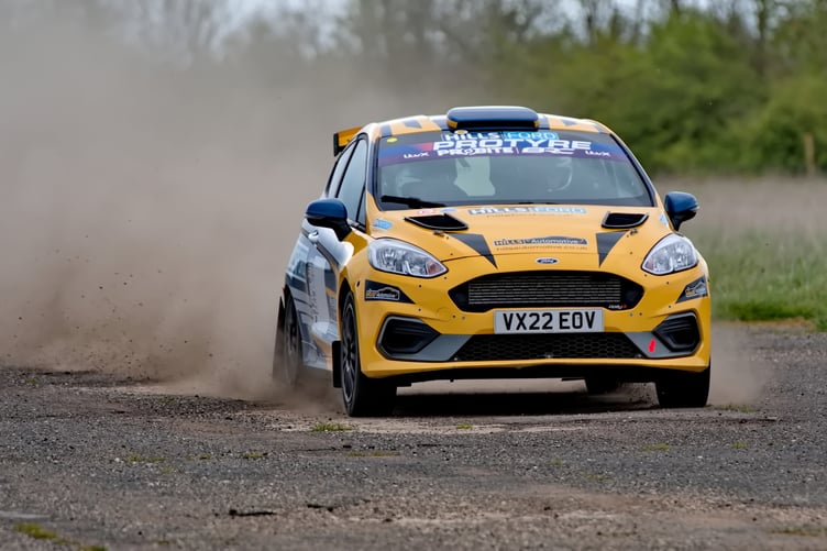 Abergavenny's Paul Spooner will be on board with Tim Hill in the Hills Ford Stages. Photo: Paul Mitchell Photography