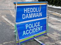 Man taken to hospital after collision near Brynmawr