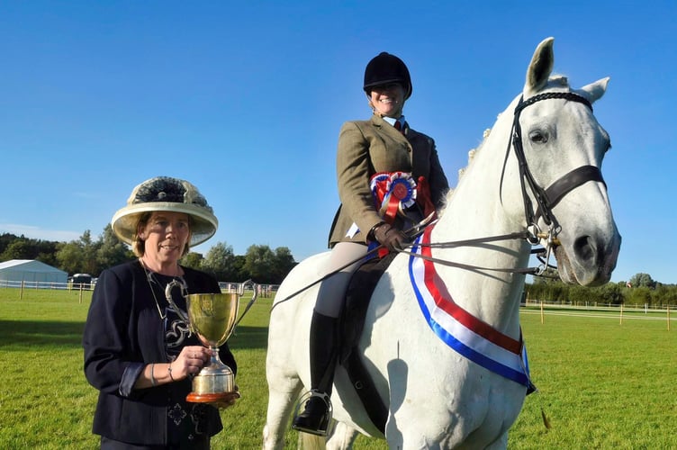 Champion 'Best in Show' Irish Sporthorse ridden by Kellie-Anne Jones