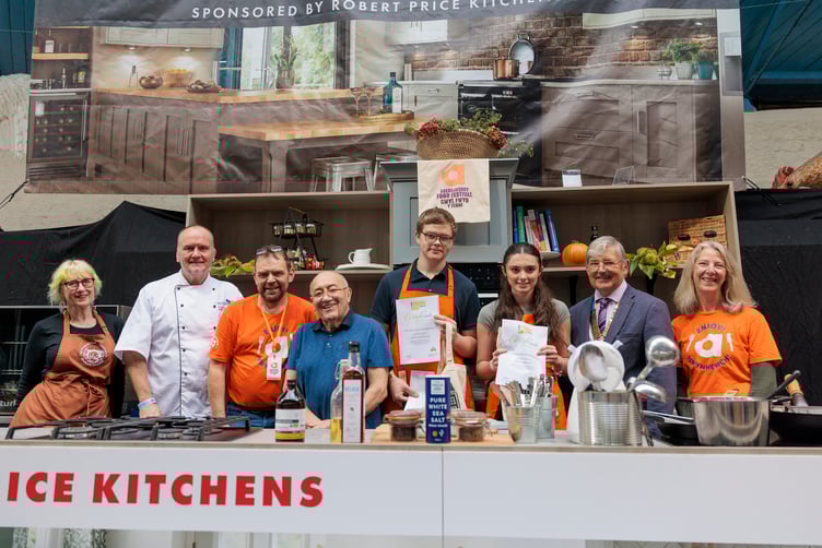 Presentation - Abergavenny Rotary Club Young Chef Comp winners