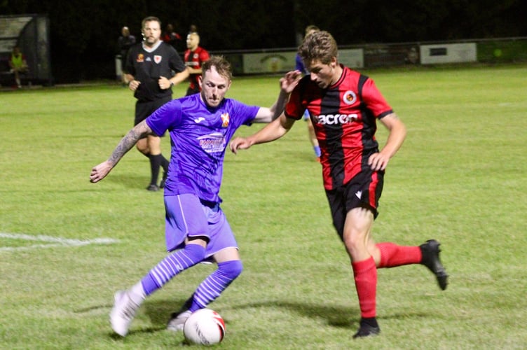 Rhys Tandy scored Abergavenny's first goal