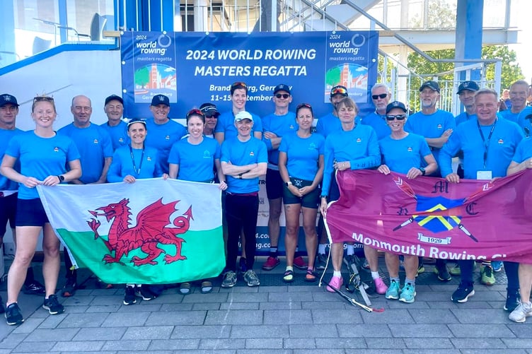 Monmouth Rowing Club's members made an impression at the World Rowing Masters in Brandenburg