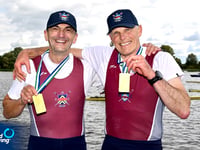 Aber couple make waves at World Rowing event