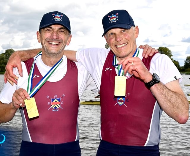 Aber couple make waves at World Rowing event