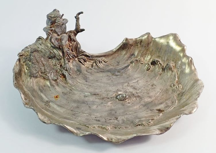 WMF Electroplate  Frog Dish