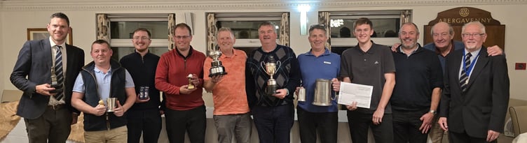Winners at the King Henry's Former Pupils Golf day
