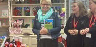 Local author's book raises £500 for charity