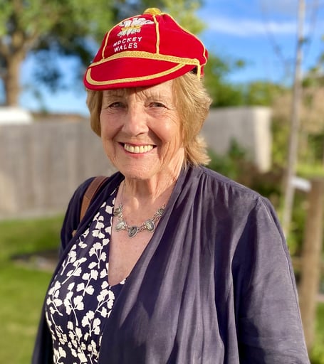 Pat Boulter has been presented with her Wales cap 62 years after making her debut