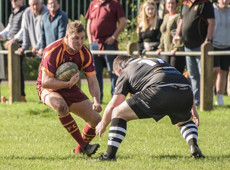 Brace yourselves, as two players get ready for the impact!