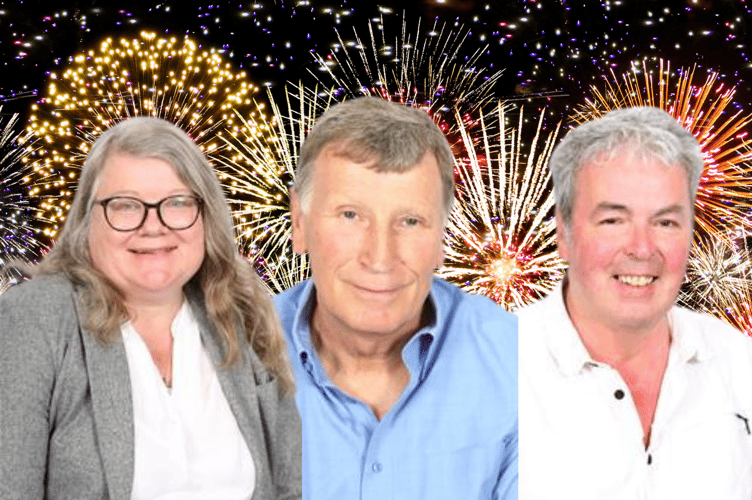 Councillors and fireworks