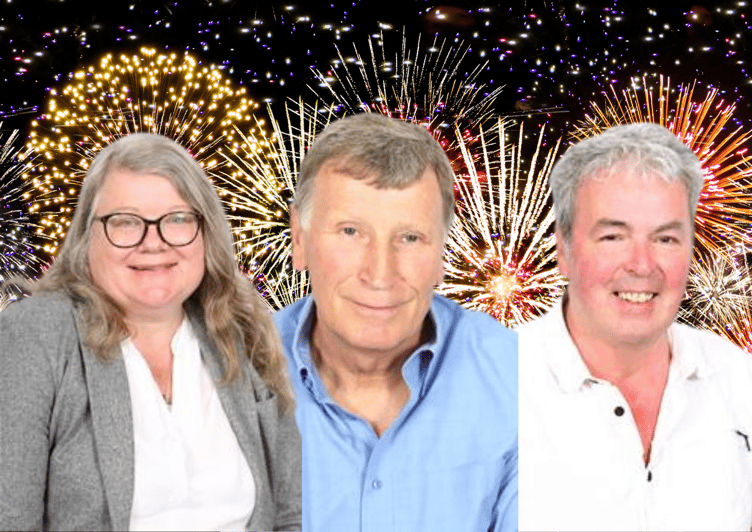 Councillors and fireworks