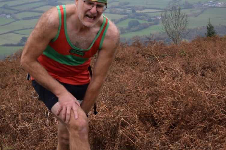 The pain shows in the race for the top of the Sugar Loaf