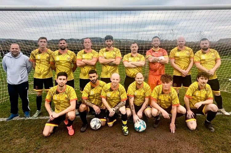 Forgeside missed out to two late Talgarth goals. Photo: Forgeside AFC