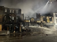Abergavenny awakes to scenes of devastation after Frogmore Street fire