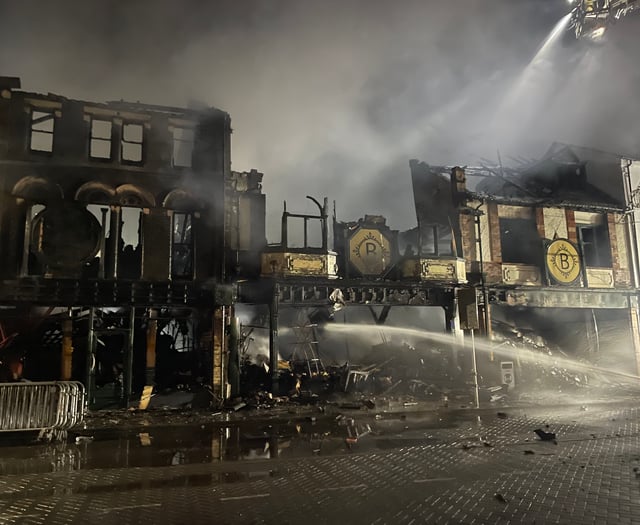Abergavenny awakes to scenes of devastation after Frogmore Street fire