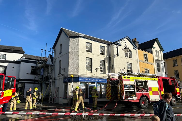 Join us live as fire fighters attend call in Crickhowell
