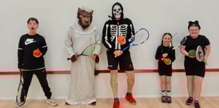 Halloween proves a hit for squash club