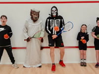 Halloween proves a hit for squash club