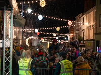 Abergavenny lights up for Christmas!