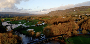 

WATCH: Drone footage of the receding flood
