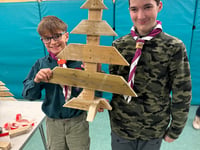 Abergavenny Scouts prepare for first ever Christmas fair!