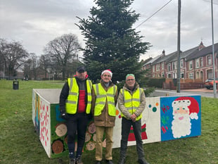 Blaenavon community spruce up for the festive season!