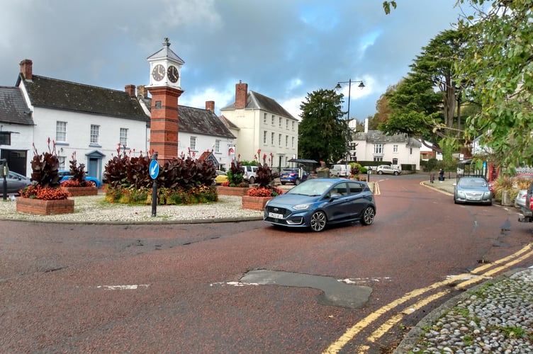 Twyn Square in Usk has been identified for improvements