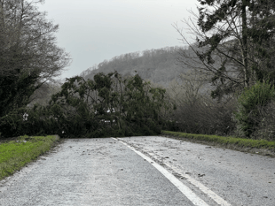 'Unprecedented' call from Dyfed Powys Police as storm impact continues