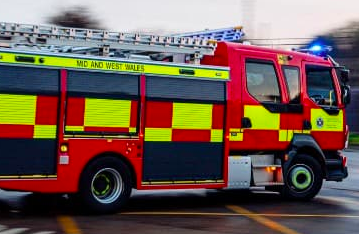 Massive blaze tackled by Hereford fire crews