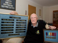 World War II veteran recalls his time on “the cruel sea”  
 