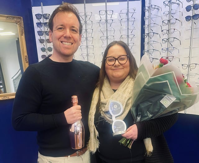 Usk optometrist wins prestigious national award