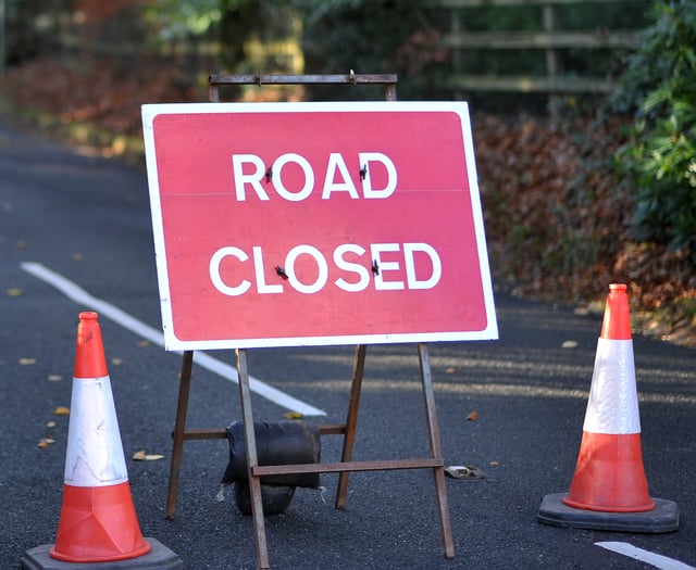 Llanfoist footbridge overnight road closure 