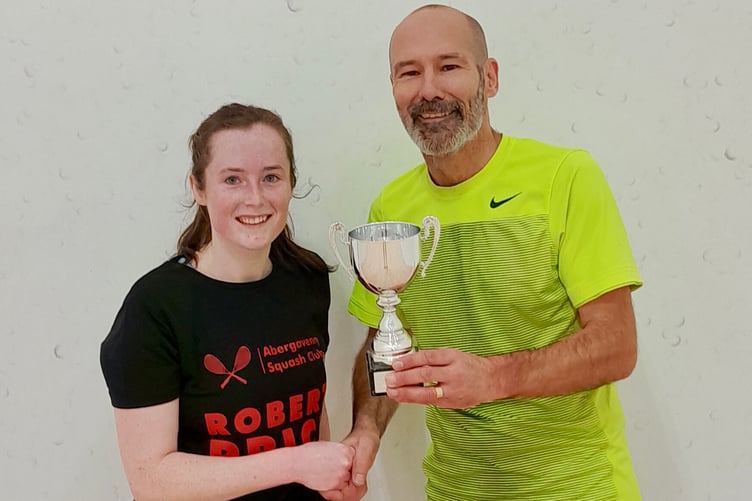 Jason Hall won the club handicapped tournament final, beating Jenny Lewis the holder in a close 3-1 match.