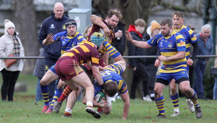 Aber's defence was strong throughout