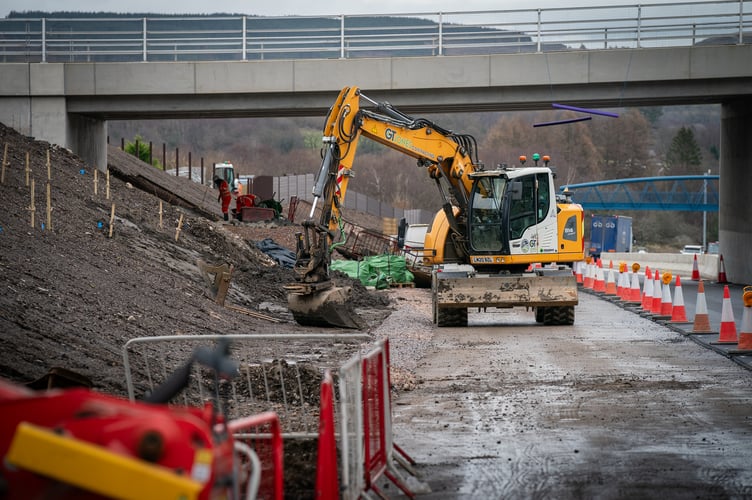 Work on the A465