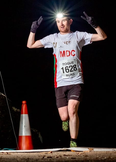 Beacons fell runner Darren Ould placed second