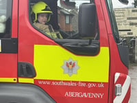 

Thomas enjoys the day of his dreams at Abergavenny Fire Station 