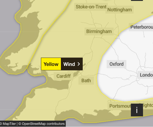 Weather warning as Storm Eowyn threatens the area