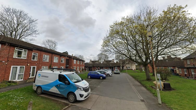 A man was found dead at a house in Brierley Court in Hereford