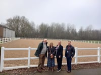 Monmouth MS Peter Fox visits Coleg Gwent’s rural centre at Usk