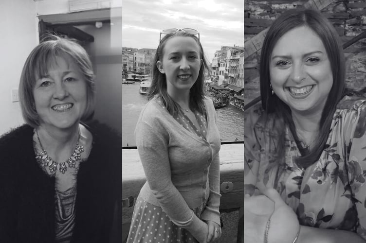 Janine Davies, Rachael Beck, Becca Roberts -