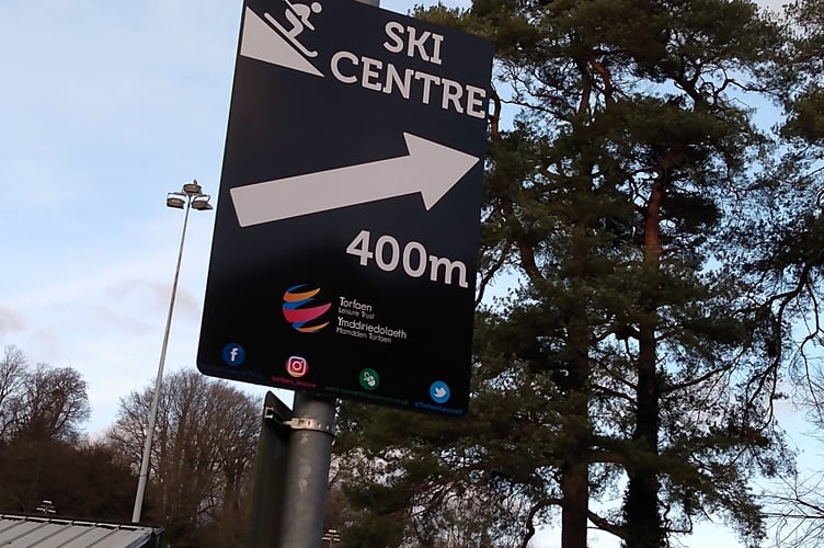 Pontypool ski slope
