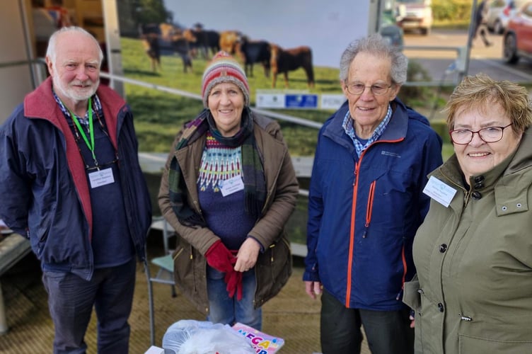 Jonathan Stephens (MRSC Director) Ness Jennings Volunteer) Bob Stevenson (MRSC Project Lead & Director) and Shirley Hughes (MRSC Project Coordinator