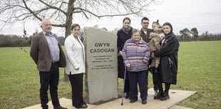 Family joins Usk farmers for tribute to show president