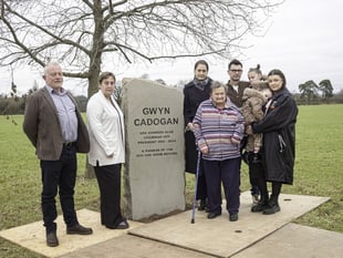Family joins Usk farmers for tribute to show president