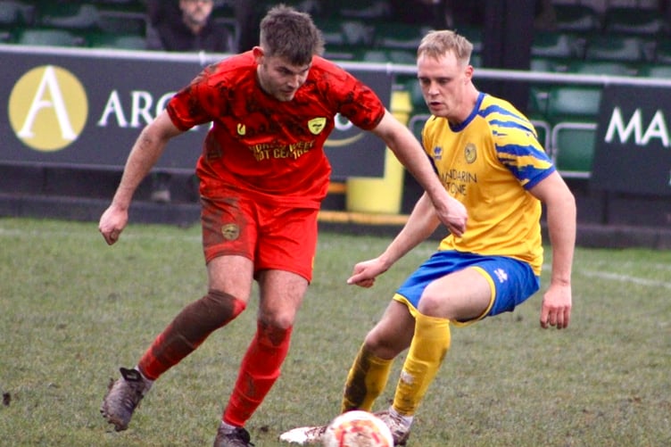 Wasps went down 3-1 at Monmouth Town. Photo: JAMES TOWNLEY