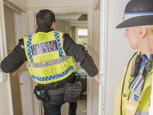 Two arrested in early morning drug raids