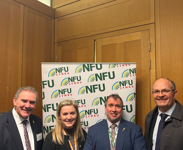 Young NFU Cymru members lobby MPs on inheritance tax changes