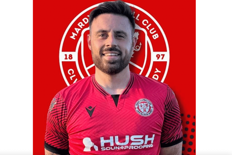 Ross Melrose scored for Mardy. Photo: Mardy AFC