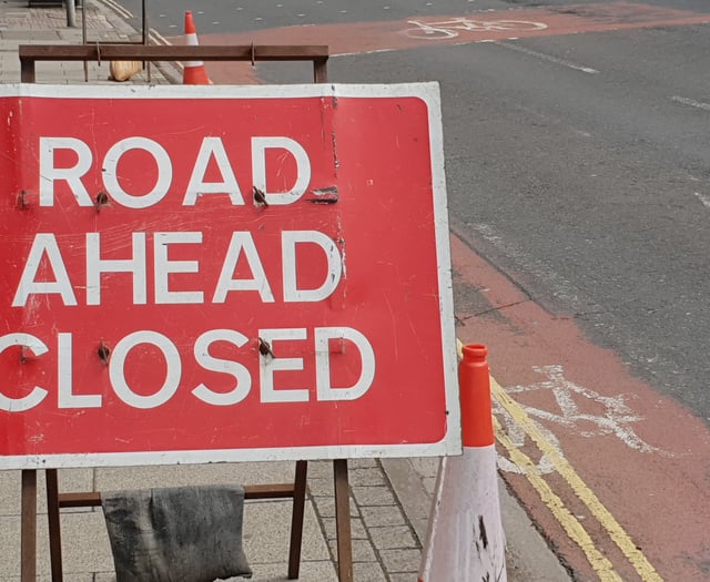 Road closed overnight at Llanfair